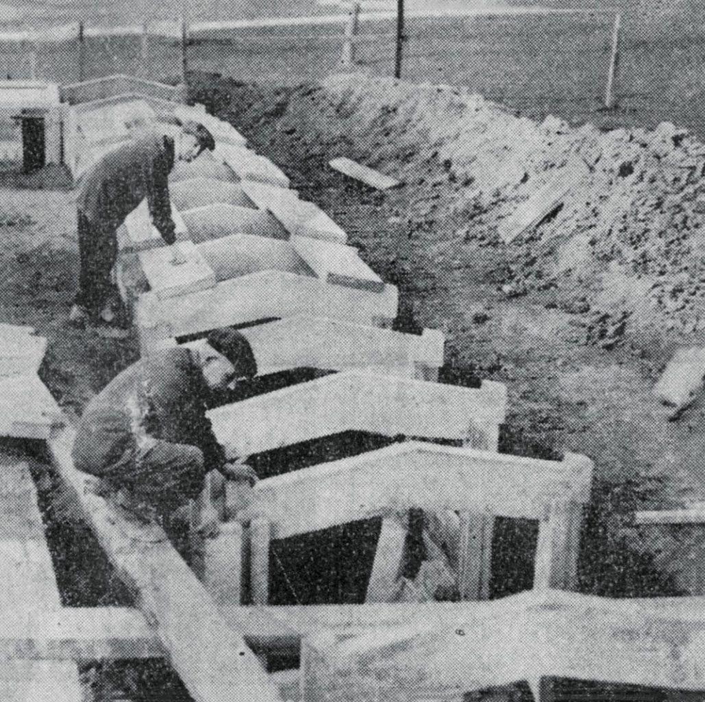 Constructing air-raid shelters