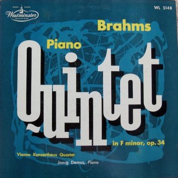 Johannes Brahms album artwork