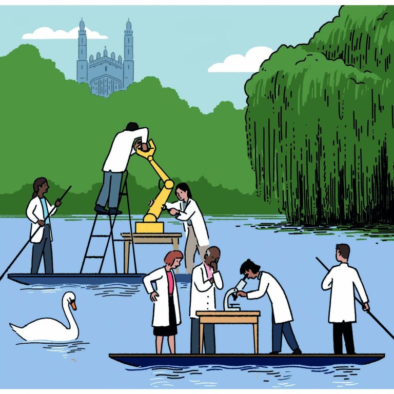 Scientists on punts